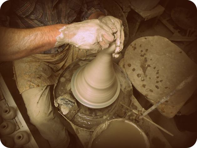 the potter's wheel