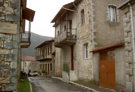 traditional greek village